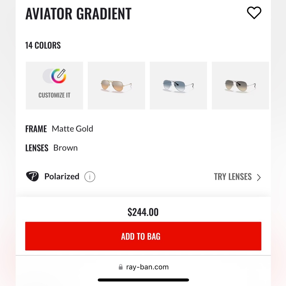 Matte Gold Aviators - Picture 2 of 4